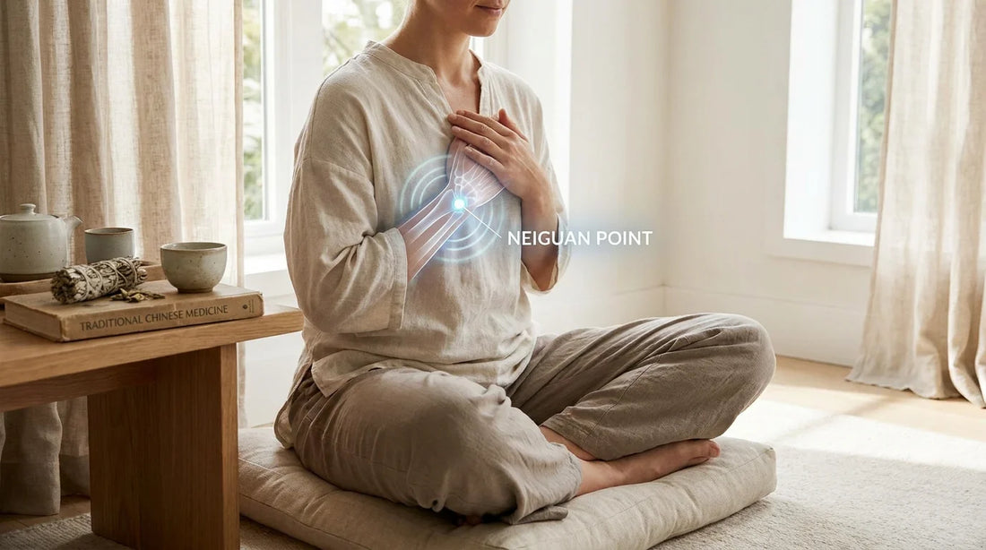 Opening chest for anxiety relief - Neiguan point TCM protocol