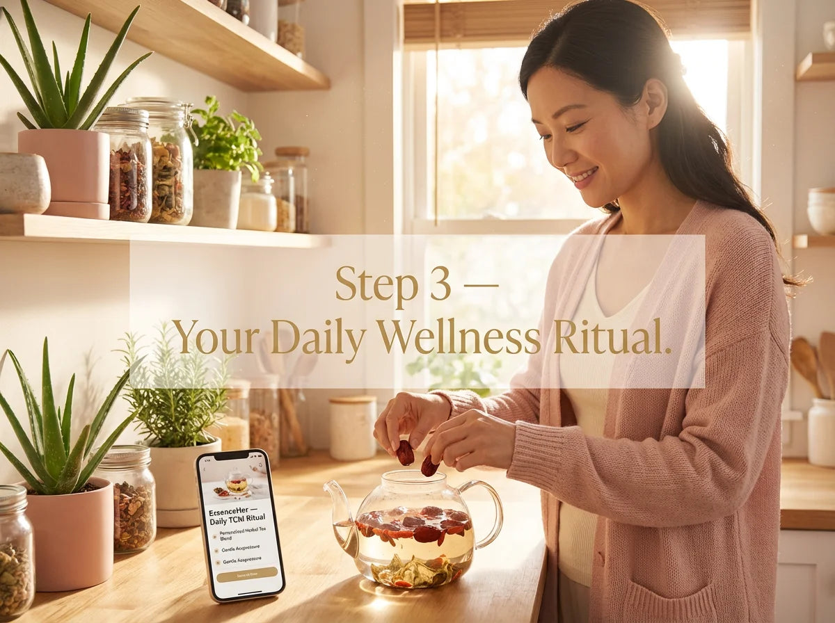 EssenceHer - Step 3: Your Daily Wellness Ritual